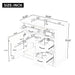 Modern Bathroom Vanity With Sink, 4 Drawers, Soft-Close Door, Adjustable Shelf Hearth and Haven