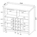 Irving - Freestanding Home Bar With Wine Storage Furniture Max