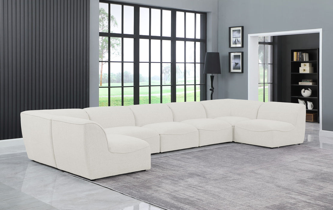 Miramar - Modular Sectional 7 Piece - Cream