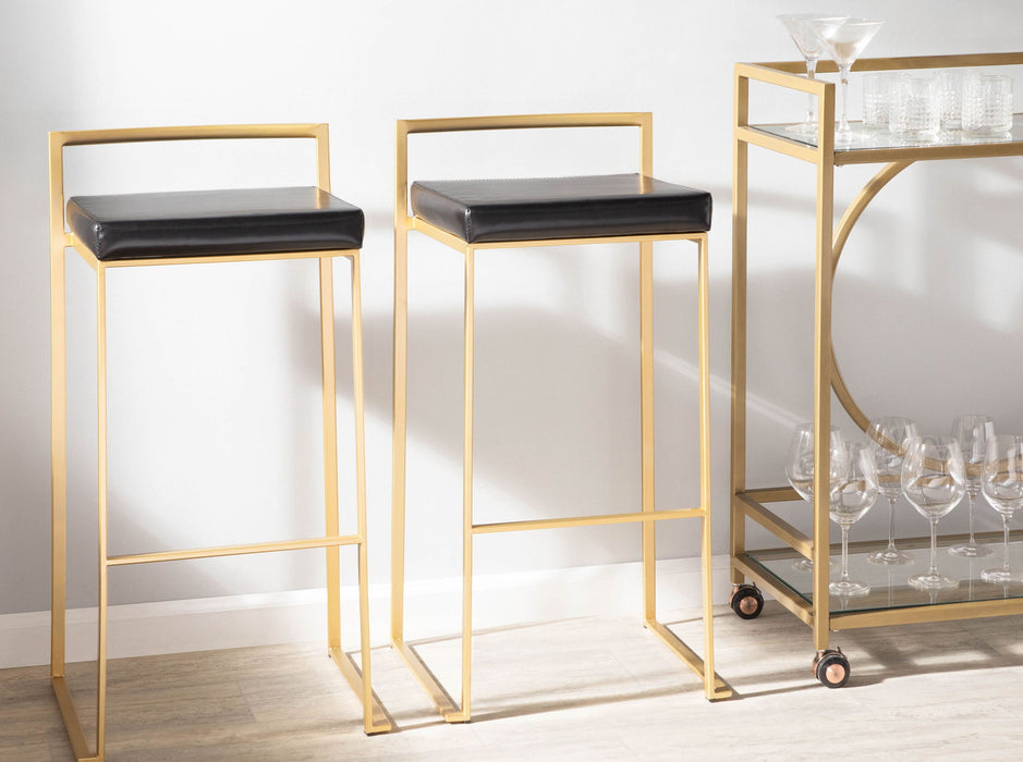 Fuji - Contemporary / Glam & Quality Construction Barstool Lumi Source