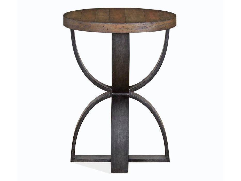Bowden - Round Accent Table - Rustic Honey Magnussen Furniture