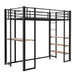 Bunk Bed With L-Shaped Desk And Dual Side Stairs Home Essentials