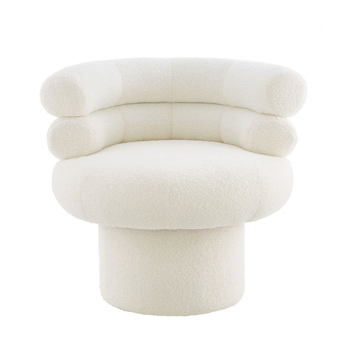 Round Swivel Accent Chair For Living Room Noble House