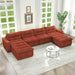 Modern L Shaped Modular Beanbag Sofa, Comfortable Lazy Style, Compression Sponge And Cloth Home Essentials