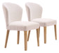 Mondstein - Dining Chair (Set of 2) - White / Ivory Zuo Modern