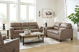 Navi - 3 Pc. - Sofa, Loveseat, Rocker Recliner - Fossil Signature Design by Ashley®
