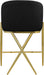 Xavier - Counter Stool with Gold Legs Meridian Furniture