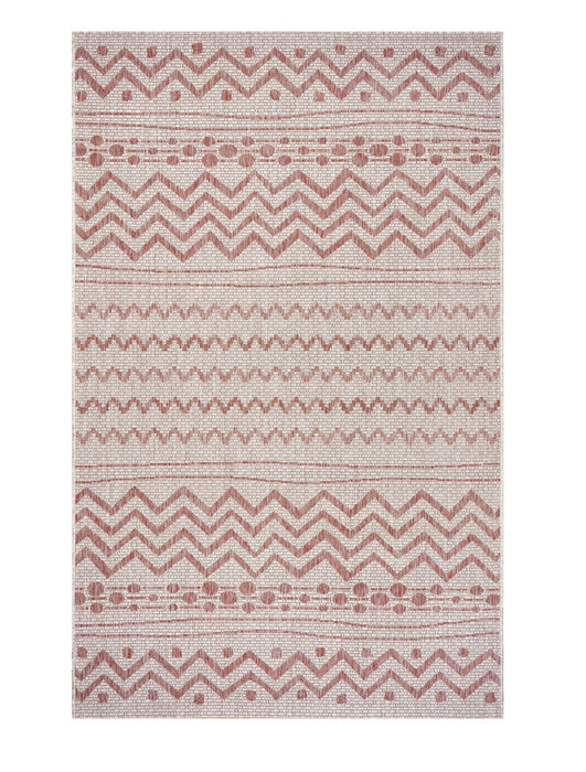 5' X 8' Indoor / Outdoor Area Rug - Beige