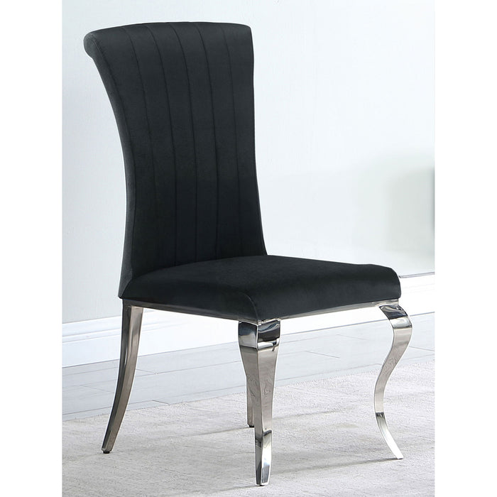 Elegant Upholstered Side Chairs (Set of 4) Furniture Max