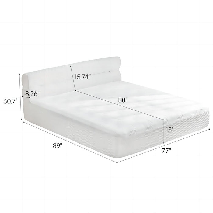 Mattress & Bed Frame With Cool, Pressure Relief, Motion Isolation Daily Nest