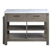 Feivel - Kitchen Island With Pull Out Table - Marble Top & Rustic Oak ACME