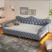 Upholstered Daybed With LED Lighting And Nailhead Trim Dreamland