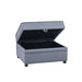 Bois II - Ottoman With Storage - Gray Velvet ACME