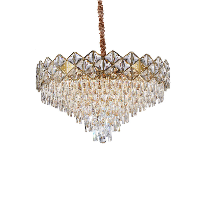 Michael Amini Lighting - Regalia 21-Light Crystal Chandelier - Gold Michael Amini