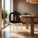 Conrad - Velvet Dining Chair With Natural Legs Meridian Furniture