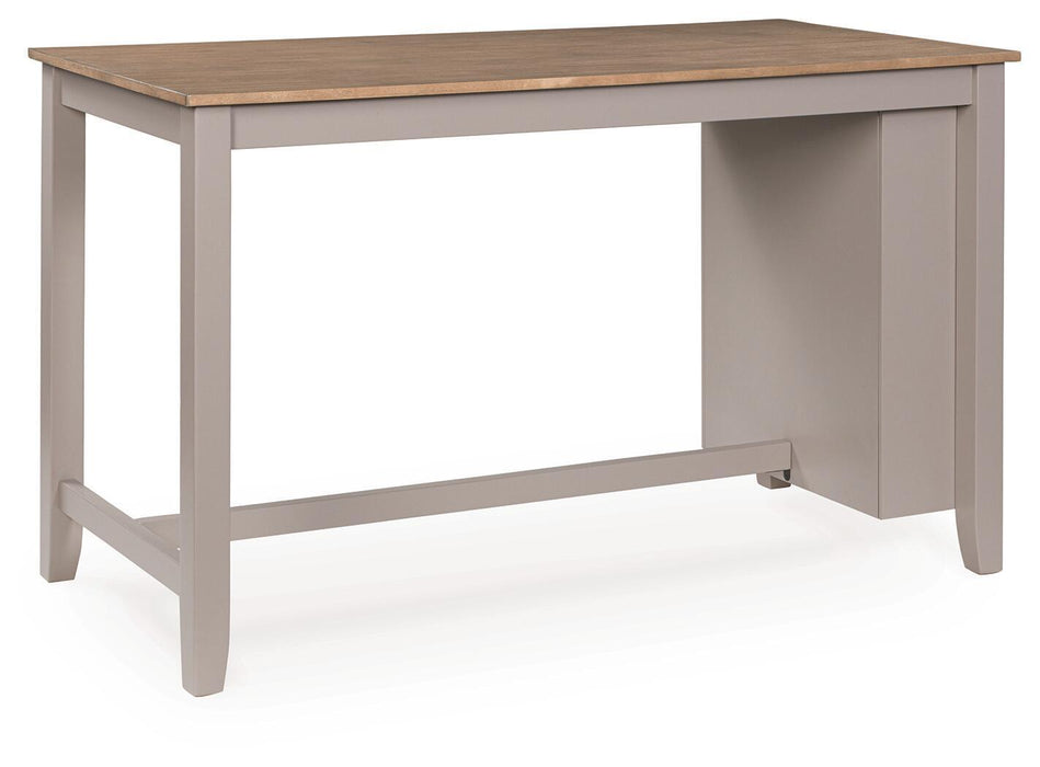 Harperfeld - Rectangular Dining Room Counter Table - Natural / Gray Signature Design by Ashley®