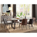 Kaylia - Dining Table - Aluminum & Gunmetal ACME