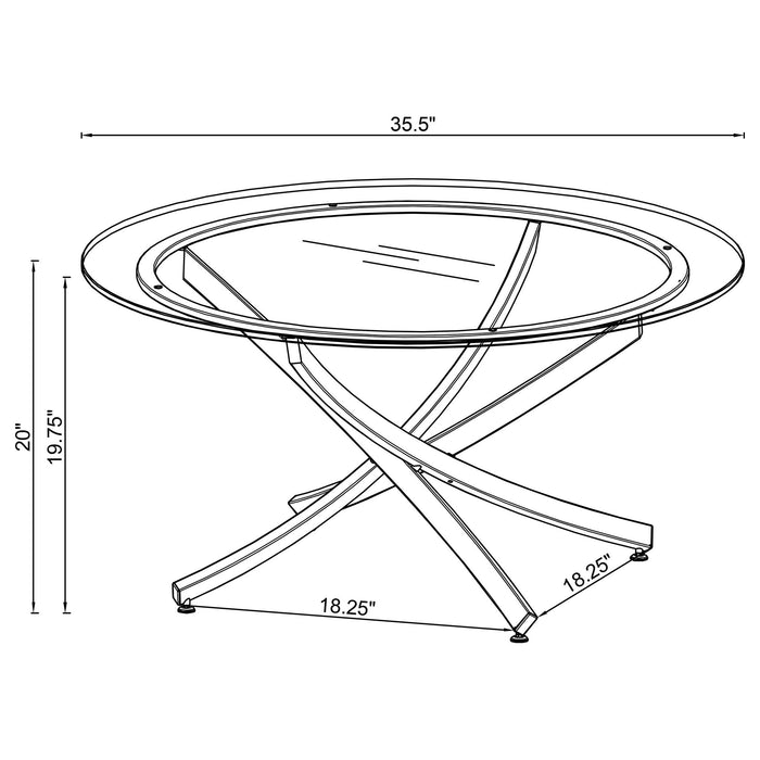 Connors - Round Top Table Furniture Max