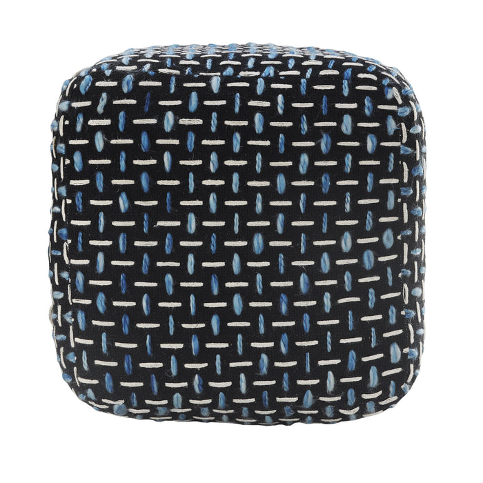 Polyester Ottoman - Black