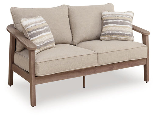 Harmony Headlands - Loveseat With Cushion - Natural / Gray Signature Design by Ashley®