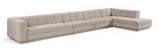 Modari - Sectional - Beige Meridian Furniture