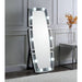 Noralie - 63" X 26" Floor Mirror With Faux Diamonds - Mirrored ACME