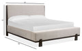 Tauren - Complete Upholstered Panel Bed Magnussen Furniture