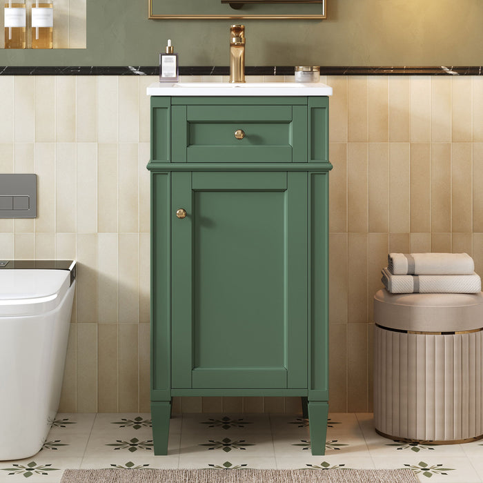 French Style Bathroom Vanity With Sink Hearth and Haven