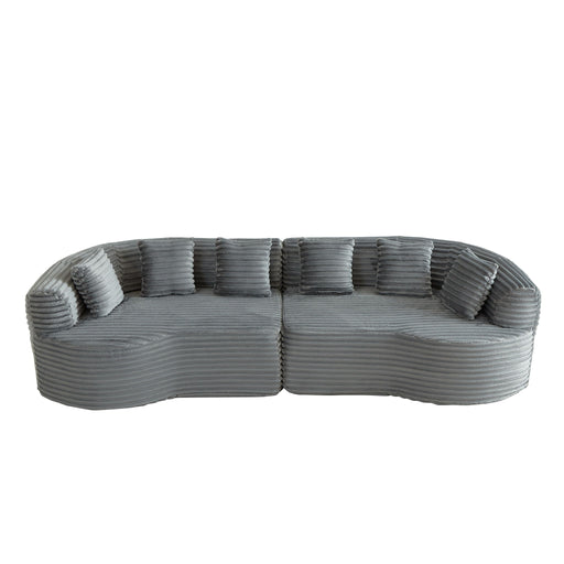 Sectional Sofa, Oversized 4 Seater With Deep Seat Design Home Essentials