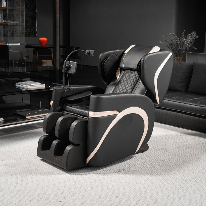 Massage Chair Recliner & Zero Gravity, Full Body Air Pressure - Black Home Essentials