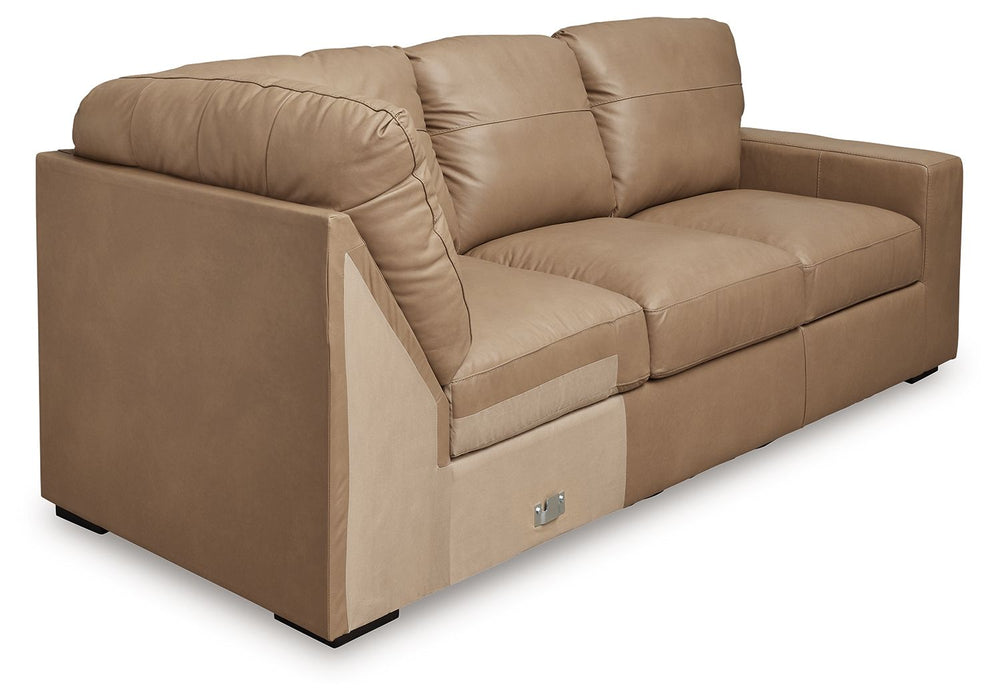Bandon - Raf Sofa With Corner Wedge - Toffee Signature Design by Ashley®