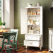 Pantry Cabinet With 2 Drawers, Adjustable Shelves, Freestanding Kitchen Storage Organizer - White Home Essentials