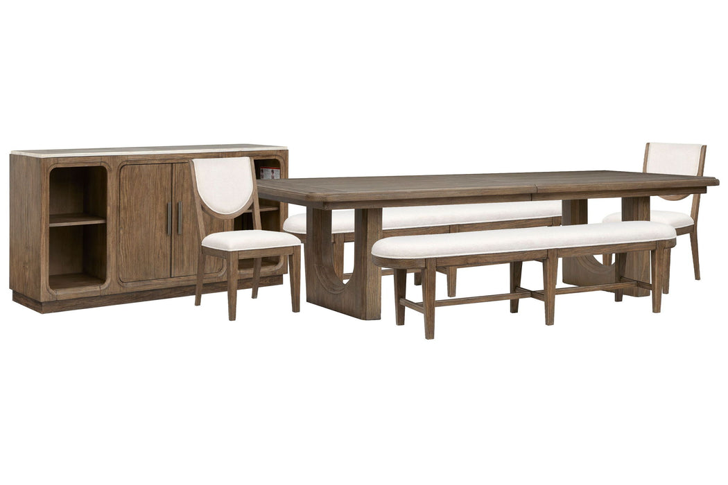 Westbourne - Extendable Trestle Dining Table Set Magnussen Furniture