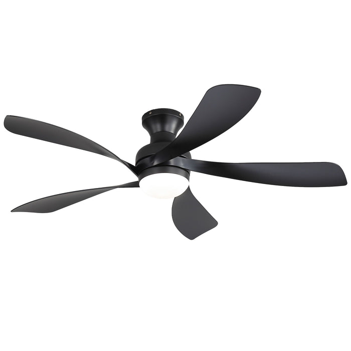 52" Ceiling Fan With 3 Color Dimmable LED Light, DC Reversible Motor, 6 Speed Settings Daily Nest