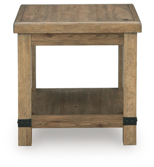 Ridgester - Rectangular End Table - Light Brown Signature Design by Ashley®