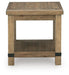 Ridgester - Rectangular End Table - Light Brown Signature Design by Ashley®