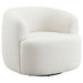 Denae - Upholstered Swivel Chair - Ivory Furniture Max
