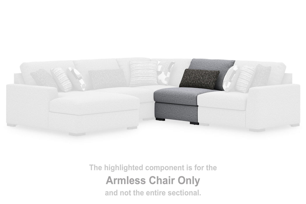 Bealton - Armless Chair - Salt And Pepper