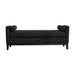 Upholstered End Of Bed Bench With Arms & 2 Bolsters For Bedroom Home Essentials