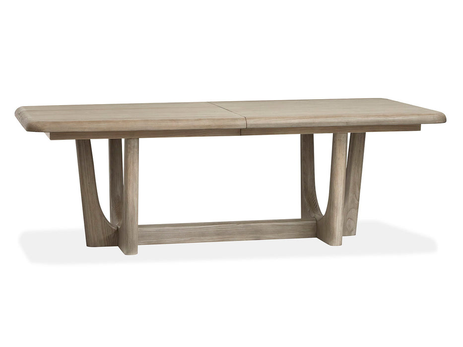 Braelyn - Extendable Trestle Dining Table - Dorian Gray Magnussen Furniture