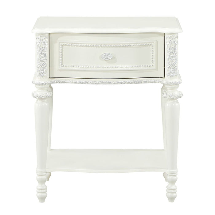 Dorothy - Nightstand With 1 Drawer - Ivory