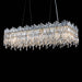 Michael Amini Lighting - Royal Crown Rectangular 12-Light Crystal Chandelier - Clear Michael Amini