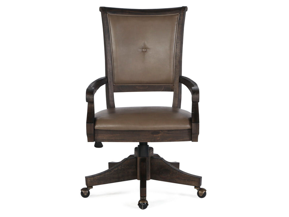 Sutton Place - Swivel Chair - Weathered Charcoal Magnussen Furniture