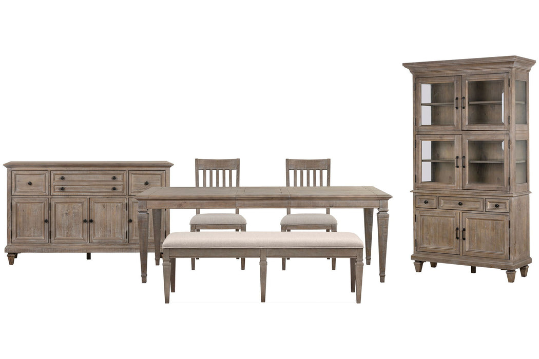 Lancaster - 6 Piece Extendable Rectangular Dining Table Set Magnussen Furniture