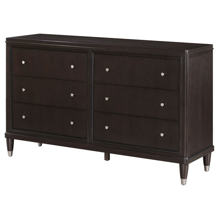 Niguel - 6 Drawer Dresser - Brown Furniture Max