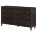 Niguel - 6 Drawer Dresser - Brown Furniture Max
