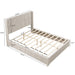 Platform Bed Frame With Headboard, Floor Standing Design Home Essentials