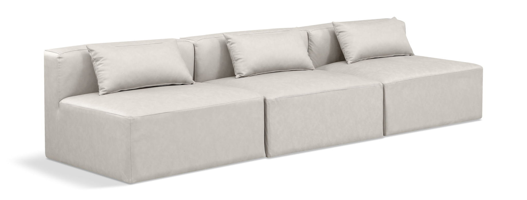 Cube - Modular 3 Seat Armless Sofa Meridian Furniture