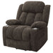 Beca - Upholstered Power Lift Recliner With Cupholders And USB Charging Furniture Max