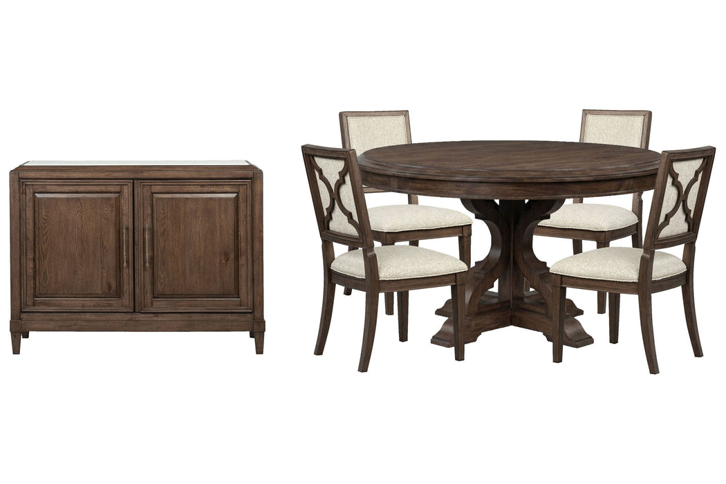 Jubilee - 54" Round Dining Table Set Magnussen Furniture